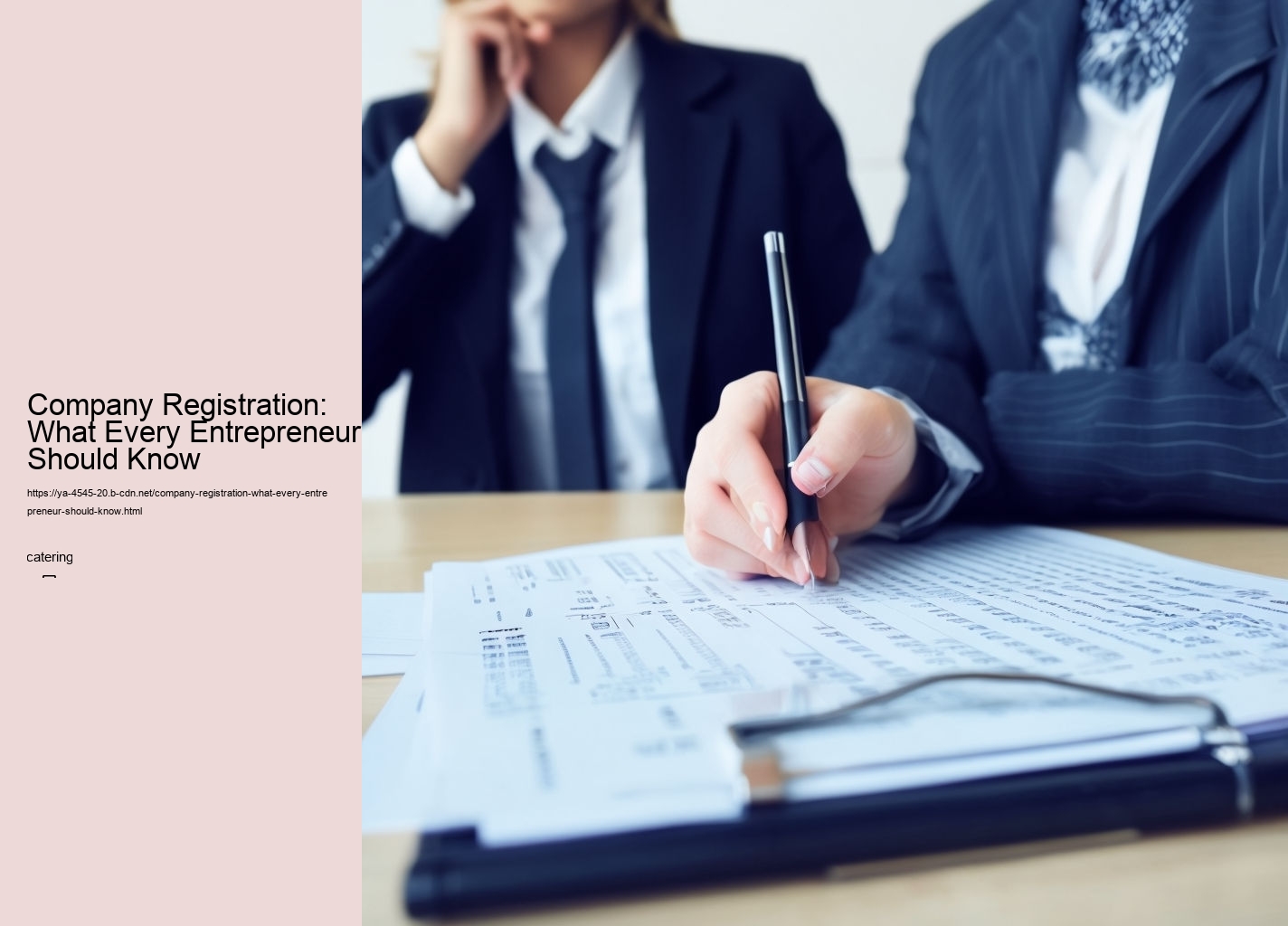 Company Registration: What Every Entrepreneur Should Know